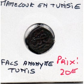 Mamelouk en Afrique du nord Fals 1300 TTB Anonyme