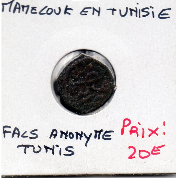 Mamelouk en Afrique du nord Fals 1300 TTB Anonyme