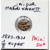Jaipur Madhu Singh 1/8 rupee 1883-1921 TTB