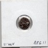 Inde Gwalior 1/8 Rupee 1886 TTB Shah Alam II Jiyaji Rao