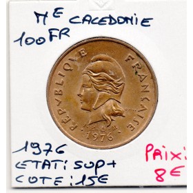 Nouvelle Calédonie 100 Francs 1976 Sup+, Lec.130