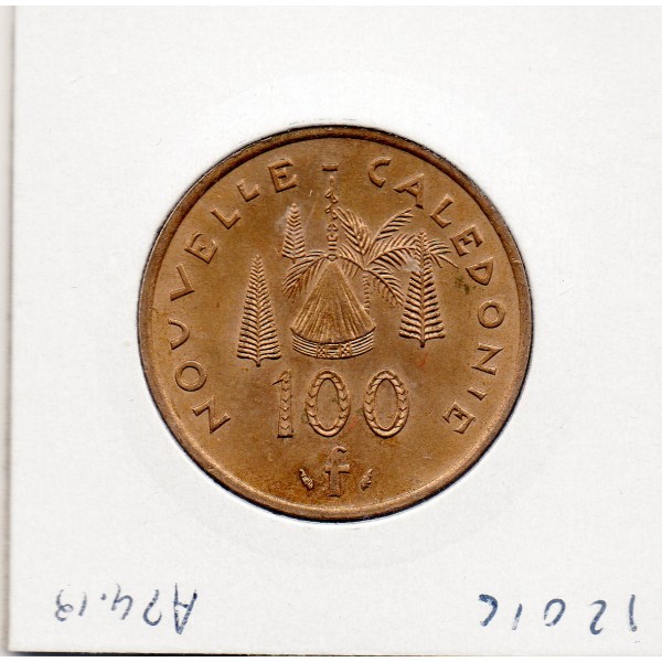 Nouvelle Calédonie 100 Francs 1976 Sup+, Lec.130