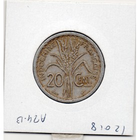 Indochine 20 cents 1945 C Castelsarrazin TTB, Lec.253 Turin