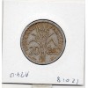 Indochine 20 cents 1945 C Castelsarrazin TTB, Lec.253 Turin