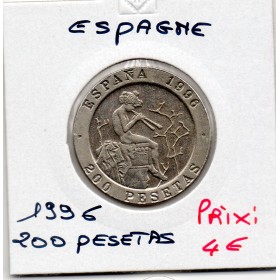 Espagne 200 pesetas 1996 Spl, KM.965 Fortuny et Balleau