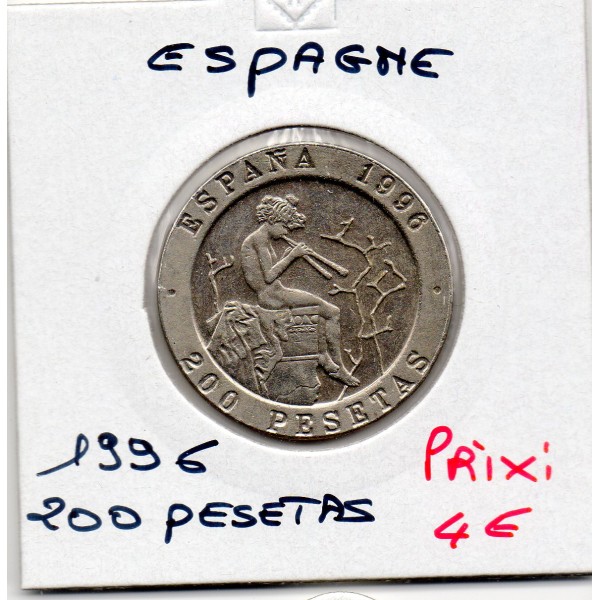 Espagne 200 pesetas 1996 Spl, KM.965 Fortuny et Balleau