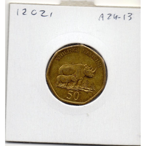 Tanzanie 50 shillings 1996 Sup, KM.33 Ali Hassan Mwinyi