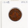 Egypte 1 Milliemes 1369 AH - 1950 TTB+, KM.358 Farouk