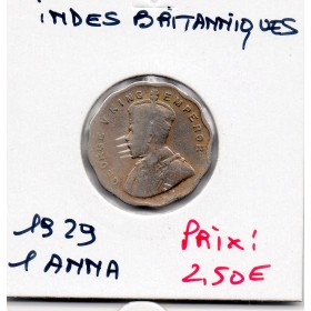 Inde Britannique 1 anna 1929 Calcutta, B KM.513 Georges V