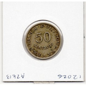 Angola 50 centavos 1950 TTB, KM.72