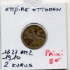 Empire Ottoman 2 Kurus 1327 AH an 2 - 1910 TTB, KM.749 Mehmet V