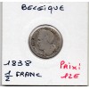 Belgique 1/2 Franc 1838 B, KM.6 Leopold 1er lauré