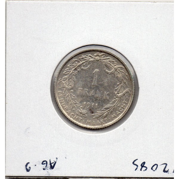 Belgique 1 Franc 1911 en Français Sup-, KM.73 Albert 1er