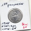 Polynésie Française 1 Franc 1965 SPL, Lec.2