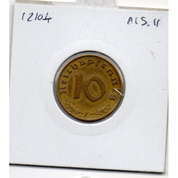 Allemagne 10 reichspfennig 1937 E, TTB KM.92 muldenhutten
