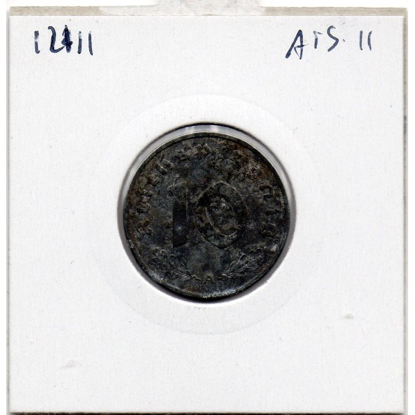 Allemagne 10 reichspfennig 1943 A, TTB KM.101 Berlin