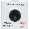 Allemagne 10 reichspfennig 1940 A, TTB KM.101 Berlin