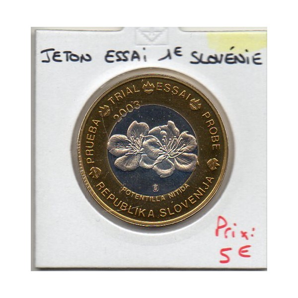 Essai Pièce de 1 Euro Slovénie 2003