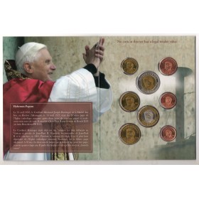 Essai - Vatican série probe 8 pièces euro 2005 FDC - Benoît XVI