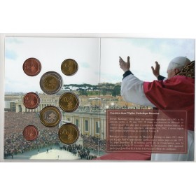Essai - Vatican série probe 8 pièces euro 2005 FDC - Benoît XVI