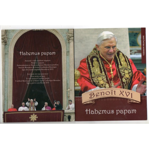 Essai - Vatican série probe 8 pièces euro 2005 FDC - Benoît XVI