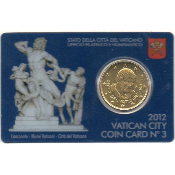 50 centimes d'euro 2012, Coincard n°3, Benoit XVI