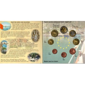 Essai - Turquie série probe 8 pièces euro 2004 FDC
