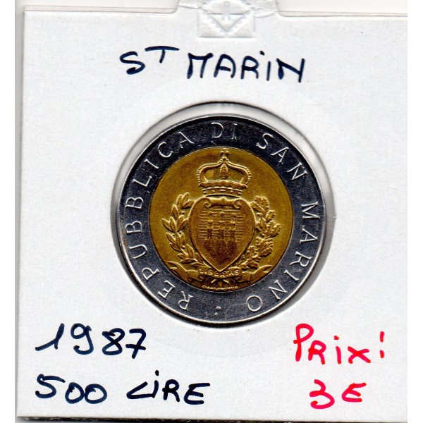 Saint Marin 500 lire 1987 FDC, KM.209