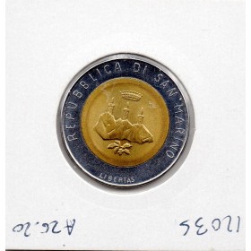 Saint Marin 500 lire 1986 Sup+, KM.195 homme avec ordinateur