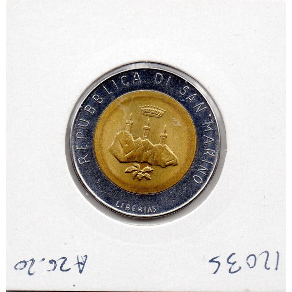Saint Marin 500 lire 1986 Sup+, KM.195 homme avec ordinateur