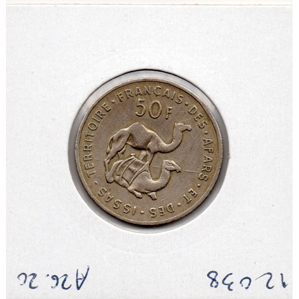 Afars et Issas 50 Francs 1970 Chouette TTB, Lec.68