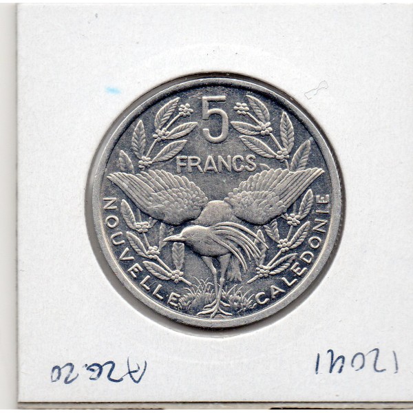 Nouvelle Calédonie 5 Francs 1986 Sup+, Lec.76