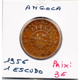 Angola 1 escudo 1956 TTB, KM.76