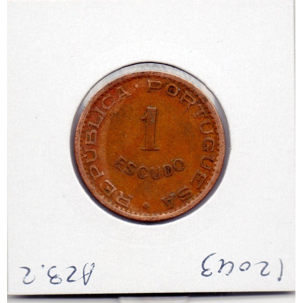 Angola 1 escudo 1956 TTB, KM.76