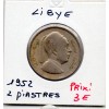 Libye 2 piastres 1952 TTB, KM.5 Idris 1er