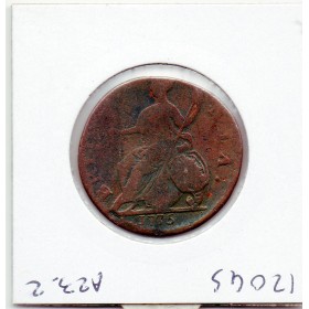 Grande Bretagne 1/2 Penny 1775 B, KM.601 georges II