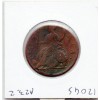Grande Bretagne 1/2 Penny 1775 B, KM.601 georges II