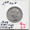 AOF Afrique Occidentale Française 2 Francs 1948 Sup, Lec 11 pièce de monnaie