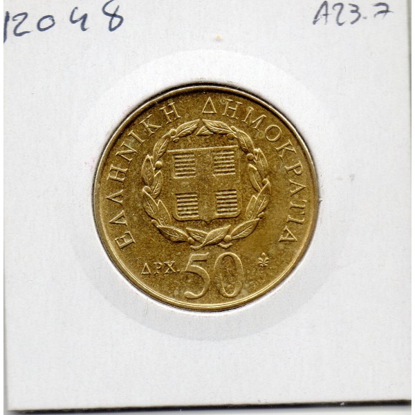 Grece 50 Drachmai 1998 Sup, KM.171 Rigas Féréos