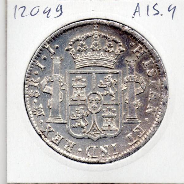 Mexique 8 reales 1820 M Mexico TTB+, KM.111 Ferdinand VII
