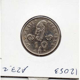 Nouvelles Hébrides 10 Francs 1973 Sup, Lec.31