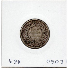 Maroc 100 francs 1372 AH -1953 TTB, Lec.288 Mohamed V