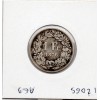 Suisse 1 franc 1876 TB, KM.24 helvetia Debout