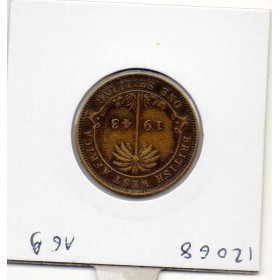 Afrique Ouest Britannique 1 Shilling 1943 TTB KM.23 Georges VI