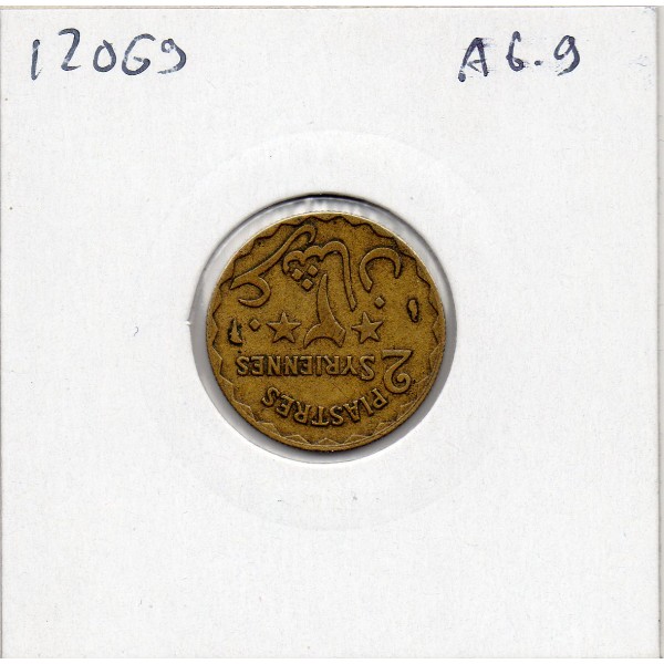 Grand Liban 2 piastres 1924 TTB, Lec.18