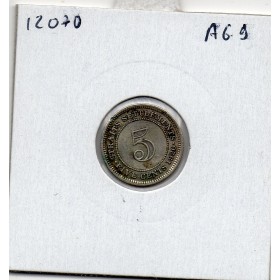 Etablissement des Détroits 5 cents 1926 TTB, KM.36 Georges V