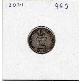 Italie Lombardie Venetie 1/4 Lire 1823 M Milan TB-, KM.C4 François 1er