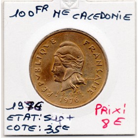 Nouvelle Calédonie 100 Francs 1976 Sup+, Lec.130