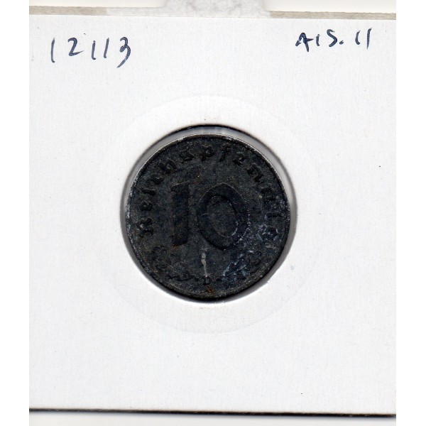 Allemagne 10 reichspfennig 1940 D, TTB KM.101 Munich