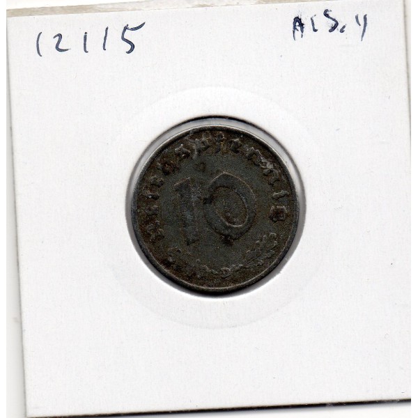Allemagne 10 reichspfennig 1941 D, TTB KM.101 Munich